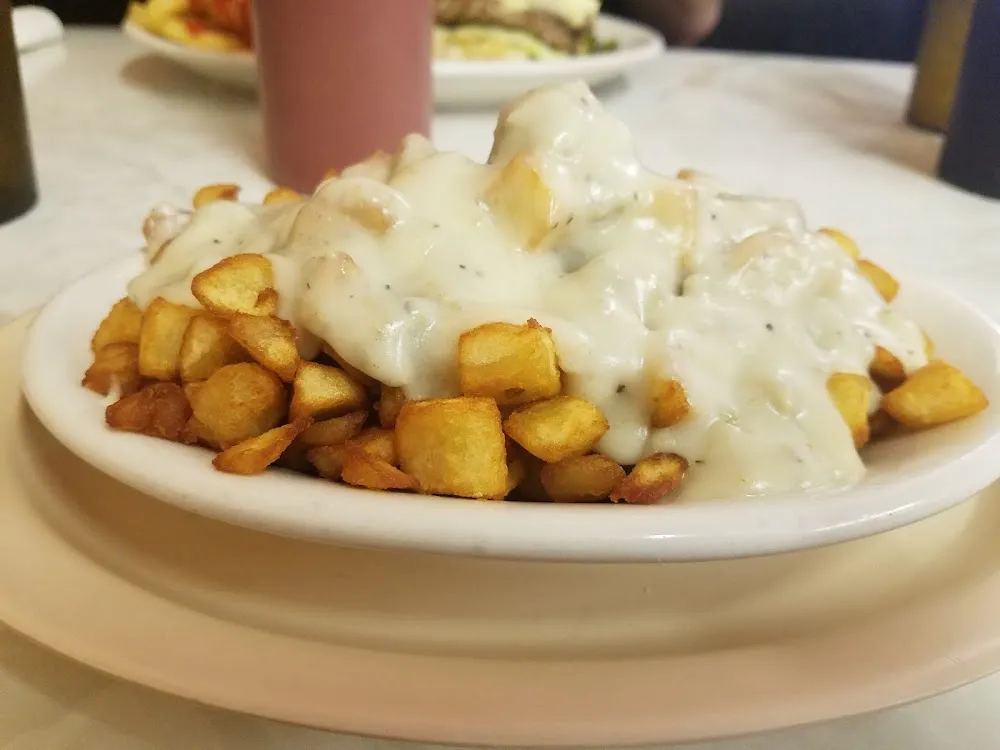 Sausage Gravy over Home Fries
